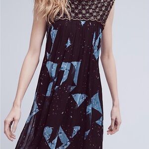 Moulinette Soeurs Black and Blue Maxi Dress